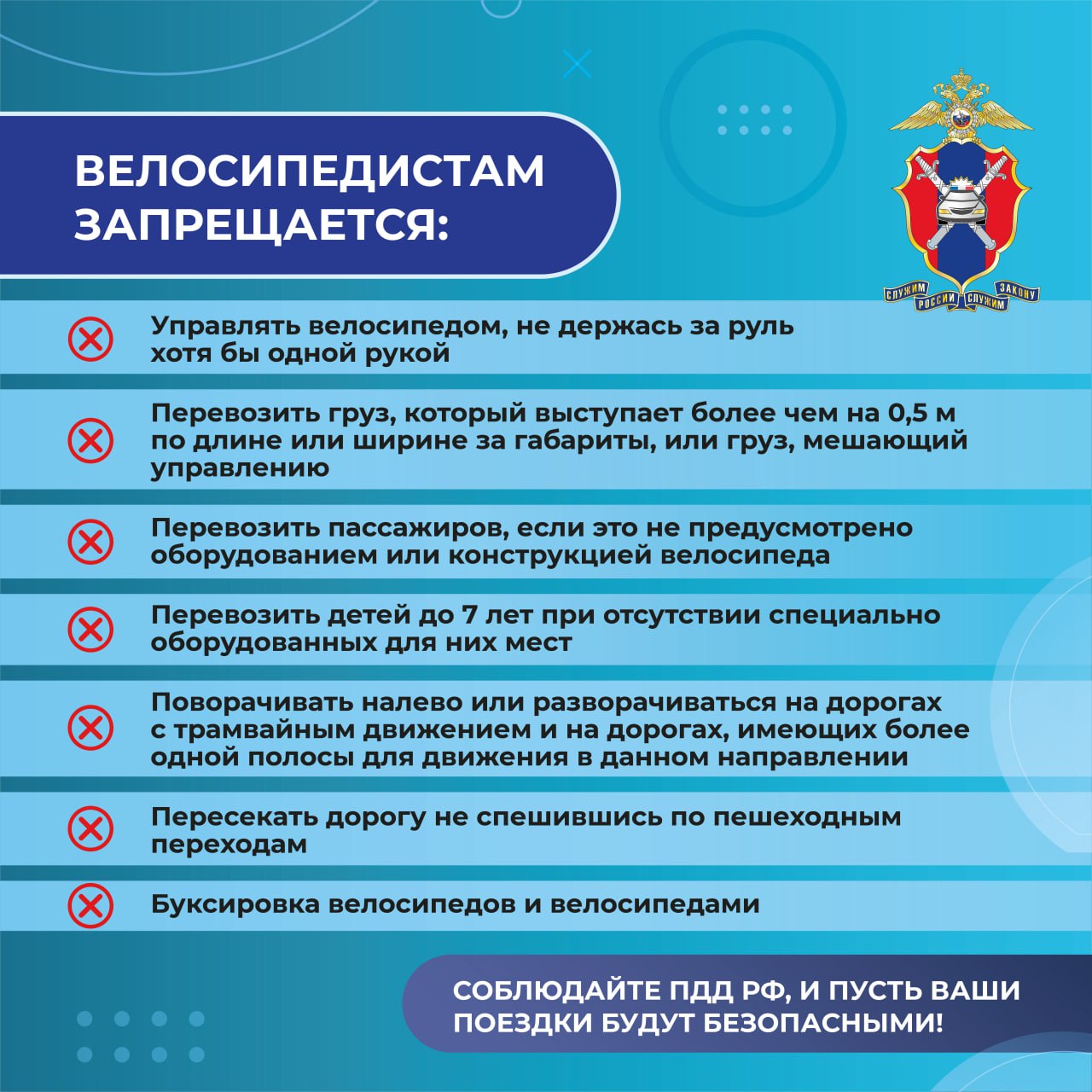 О доп.мерах по профилактике ДДТТ.